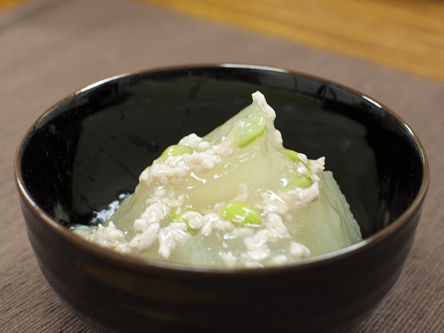 滑川市 かもうり 冬瓜 のあんかけ レシピ 越中とやま食の王国 富山県の食文化を伝える公式サイト