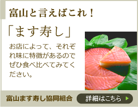 富山と言えばこれ! ます寿し