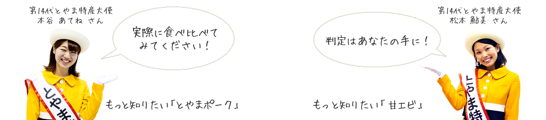 実際に食べ比べてみてください!判定はあなたの手に!