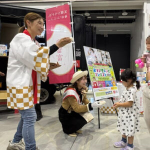 「コノコト パパ・ママ子育てワクワクマルシェ」にて、生産者参加型の「富富富」PRを実施しました！