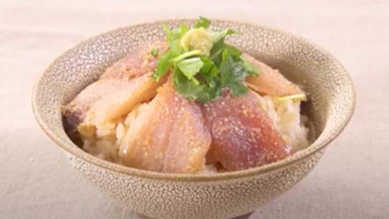 【富富富で作る】あったかブリ茶漬け