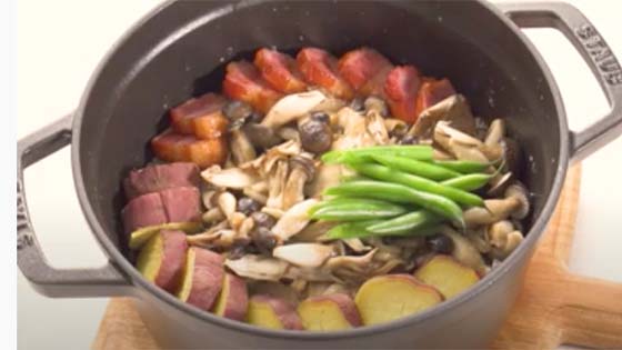 【富富富で作る】富富富ときのこの和風パエリア